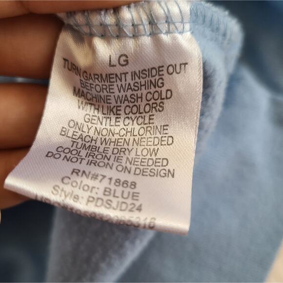 Pink Floyd Freeze New York Dark Side Of The Moon Blue Hoodie Size Large - Picture 7 of 12